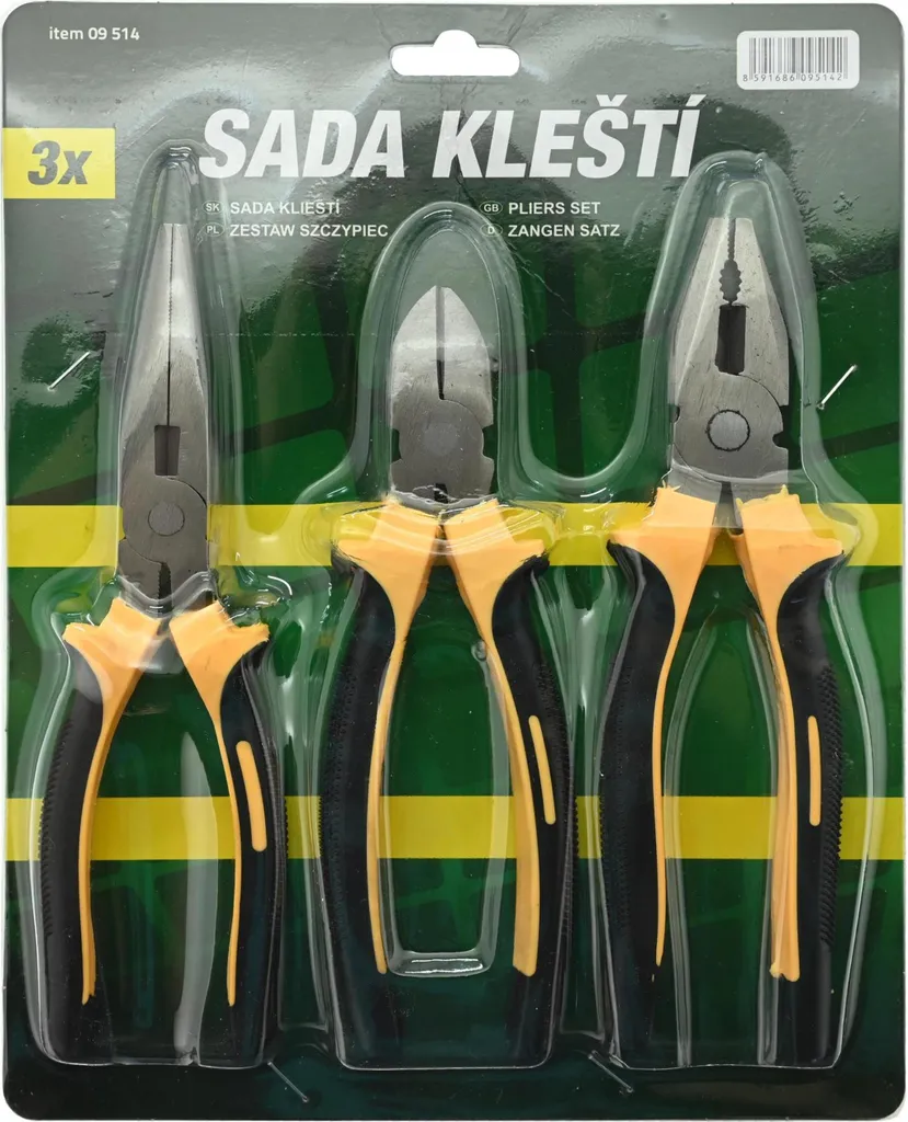 Sada kleští 20cm 3ks - 3
