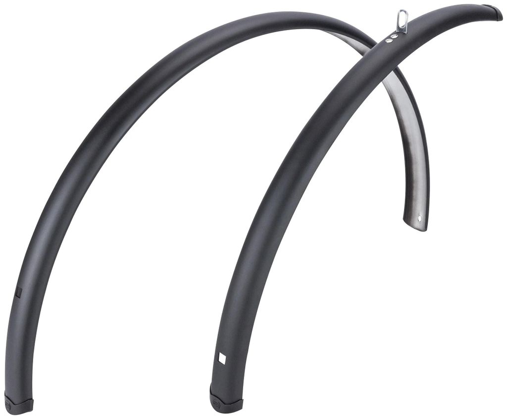Contec Kotflügelset Spritzschutz CT Kotflügel Spritzschutz 28 42mm schwarz matt