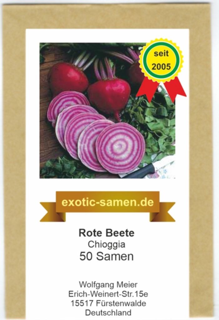 Rote Beete Chioggia 50 Samen