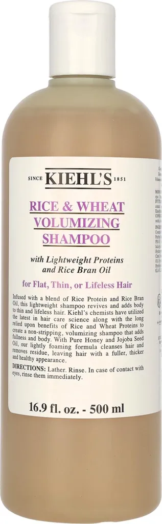 Shampooing Volumateur aux Protéines de Riz et Blé Kiehl's Format 500ml
