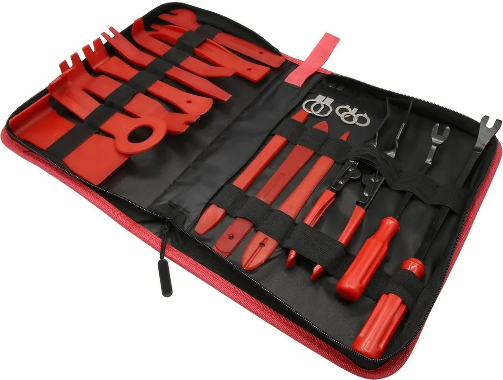 Kit SEFIS 19 pièces pour démontage intérieur et carrosserie auto