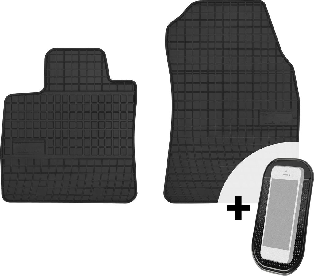 Gummimatten Auto Fußmatten Automatten Passgenau 2-teilig Set - passend für Ford Courier ab 2014