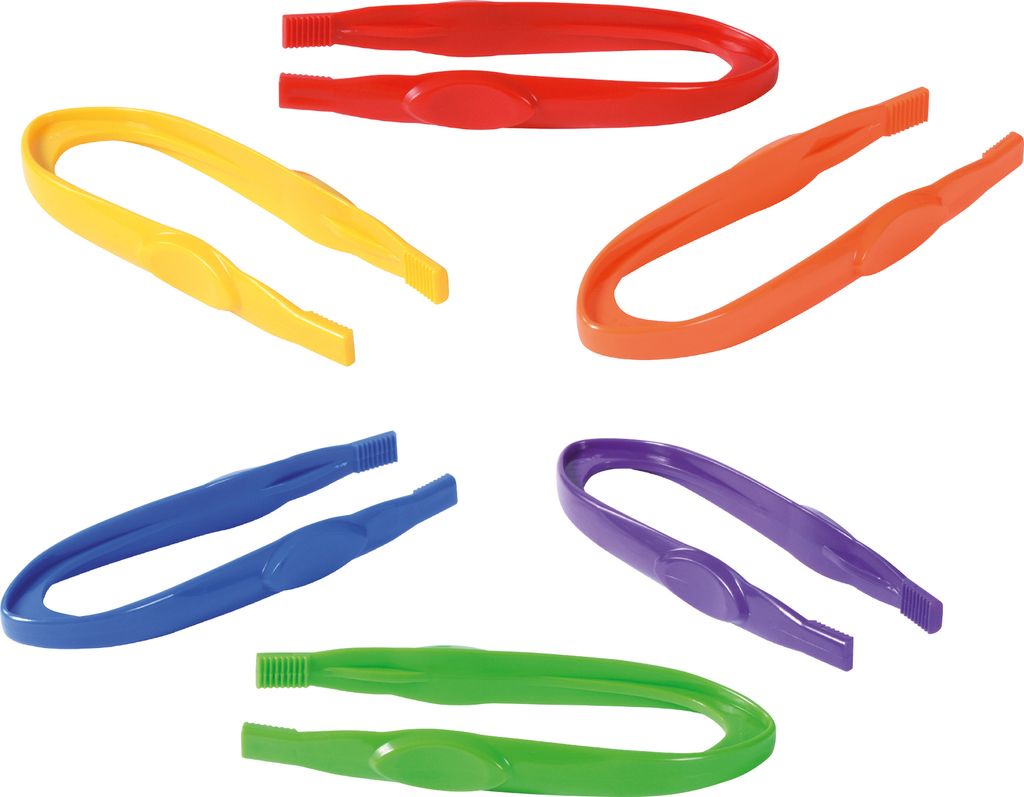 EDUPLAY 150127 Pinzetten, mehrfarbig (12er Pack)