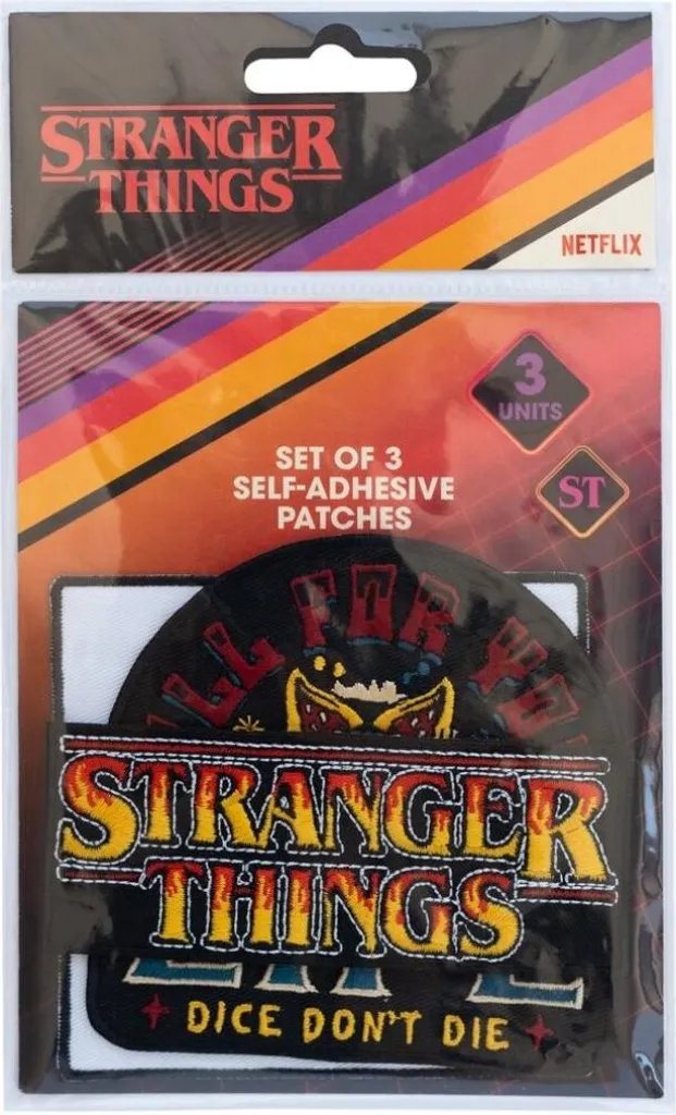 Écusson brodé Stranger Things 3 patch thermocollant rétro haute qualité - 2