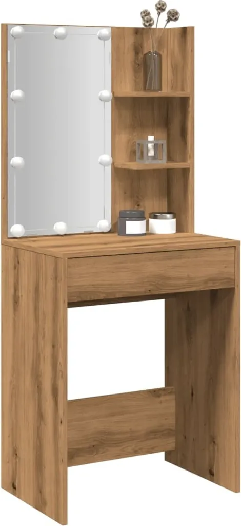 Offerta 2025! Tavolino LED Cloris Rovere 60x40x140 cm per Bambini