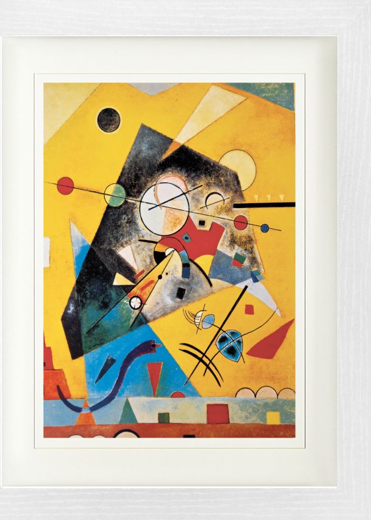 Wassily Kandinsky Gerahmtes Bild Mit Edlem Passepartout | Wand-Bilder | Im Bilderrahmen - Stille Harmonie, 1924 (40 x 30 cm)