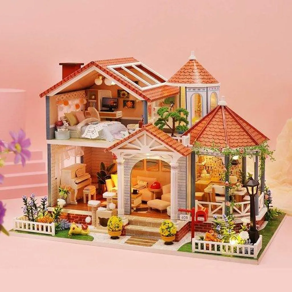 Activité créative adulte : Maison miniature à construire avec musique zen