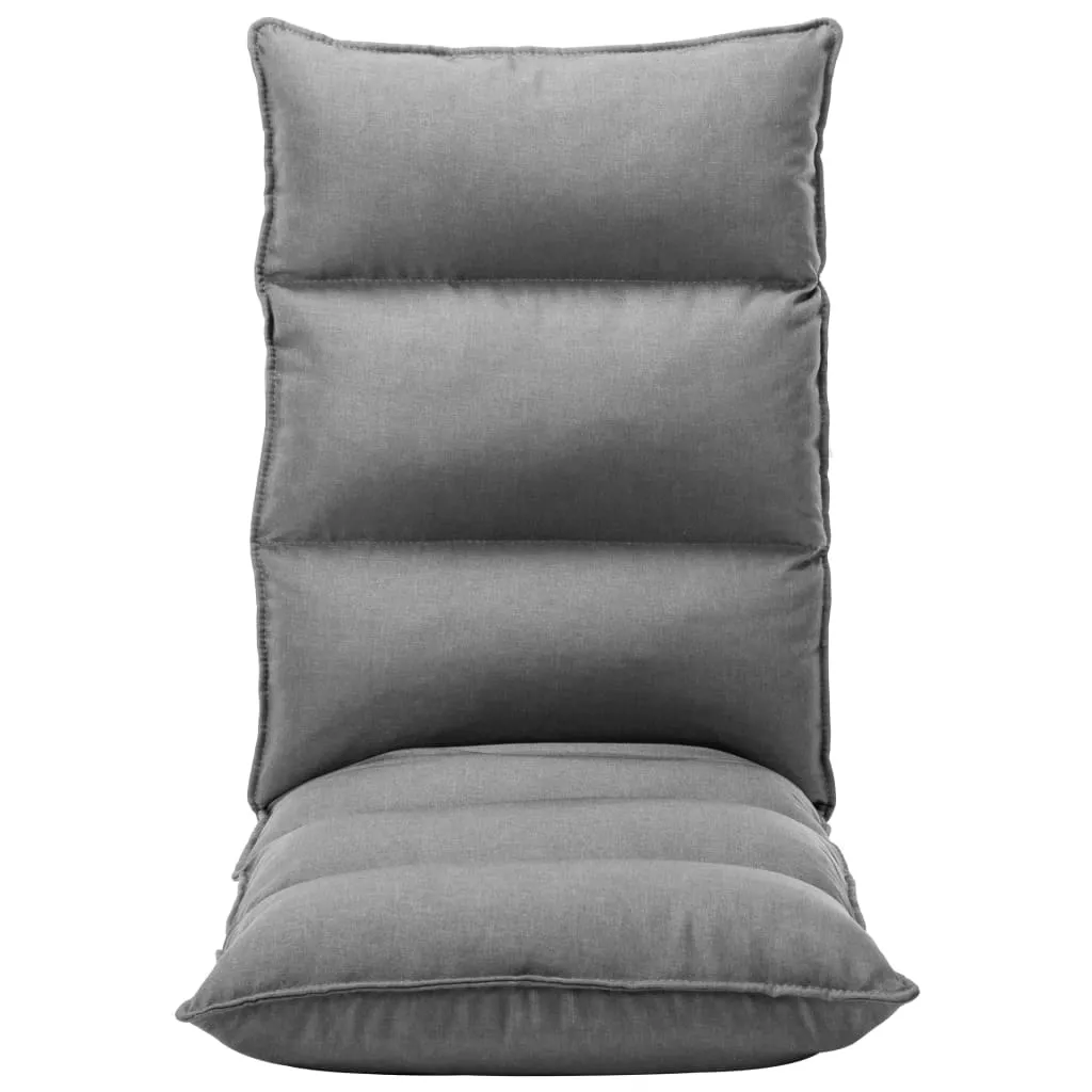 Sedia da Terra per Bambini e Relax vidaXL | Grigio Lavabile