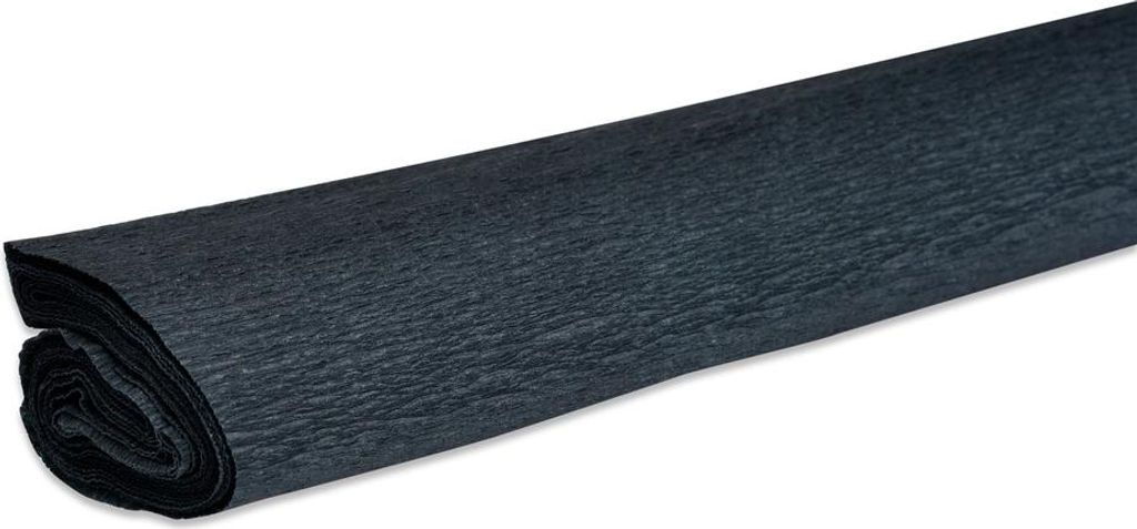 VBS Krepppapier, 50x200 cm, ca. 32 g/m² Schwarz Produktbild 