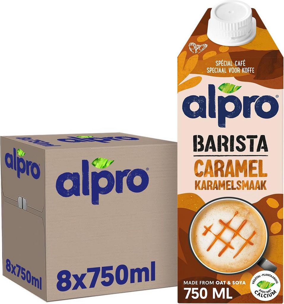 ALPRO Barista Boisson au caramel 750 ml – 8 x 750 ml Image du produit 