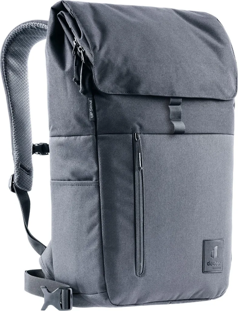 Deuter UP Seoul Black - Zaino in PET Riciclato per Città e Viaggi