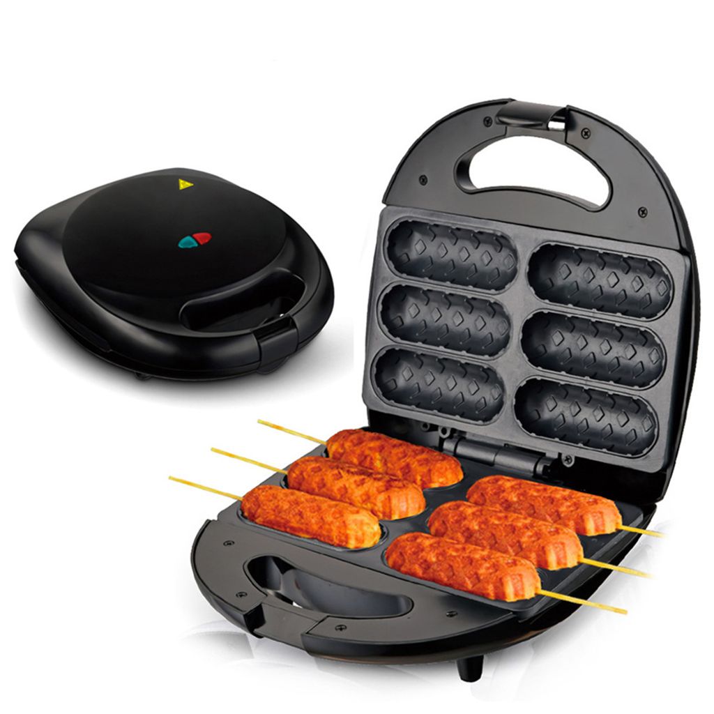 ZELURXX Wielofunkcyjny elektryczny opiekacz do hot dogów Zdjęcie produktu 