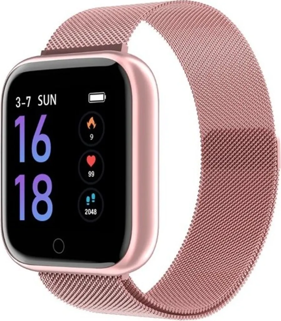 Smartwatch P70 Nero: Pressione e Sport per la Vita Quotidiana