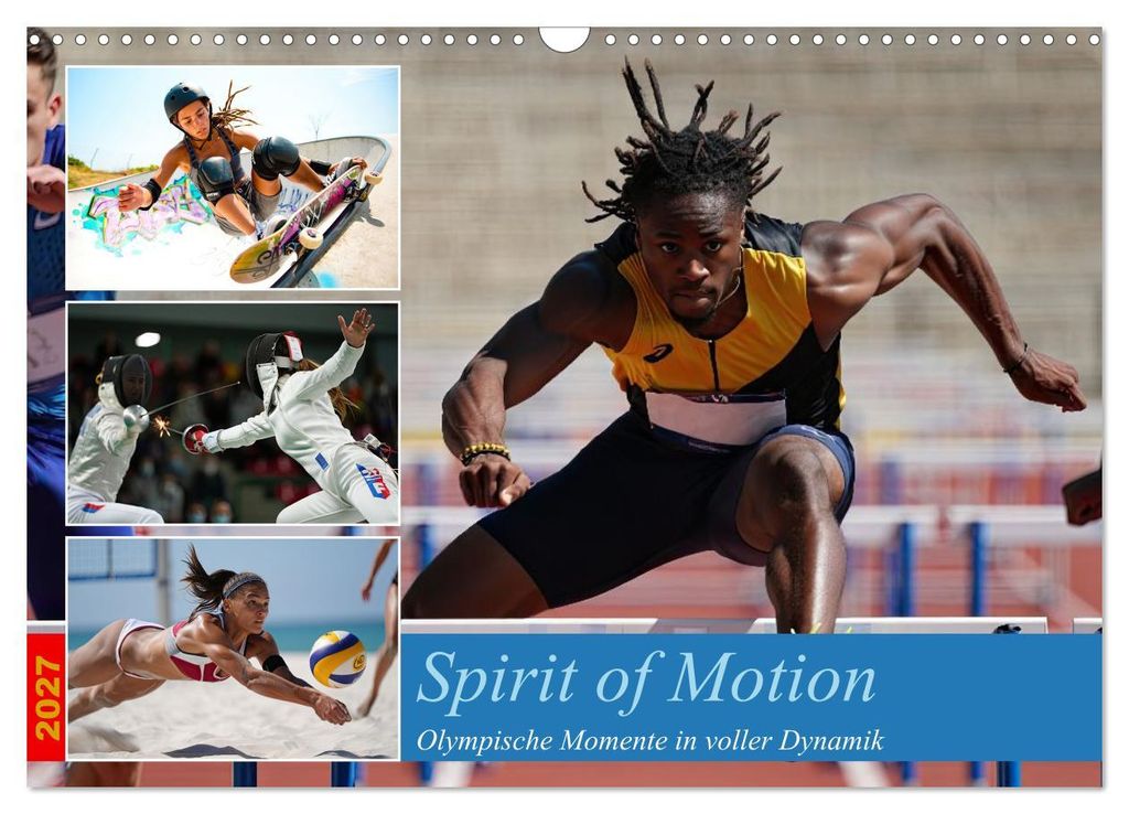 Spirit of Motion (Wandkalender 2027 DIN A3 quer), CALVENDO Monatskalender