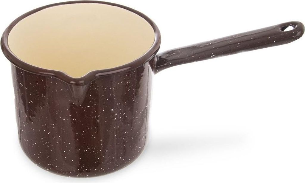 Casseruola smaltata Casseruola con manico lungo Immagine del prodotto 