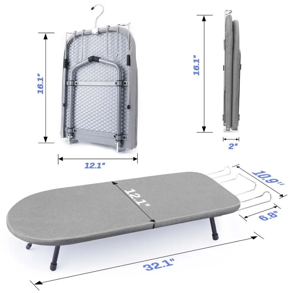 Petite table à repasser d'appoint pliable, idéale pour les petits espaces - 11