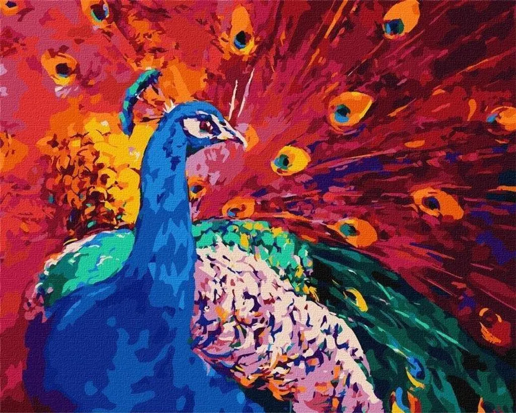 Activité détente : Peinture par numéros Majestic Beauty 40x50 cm DIY