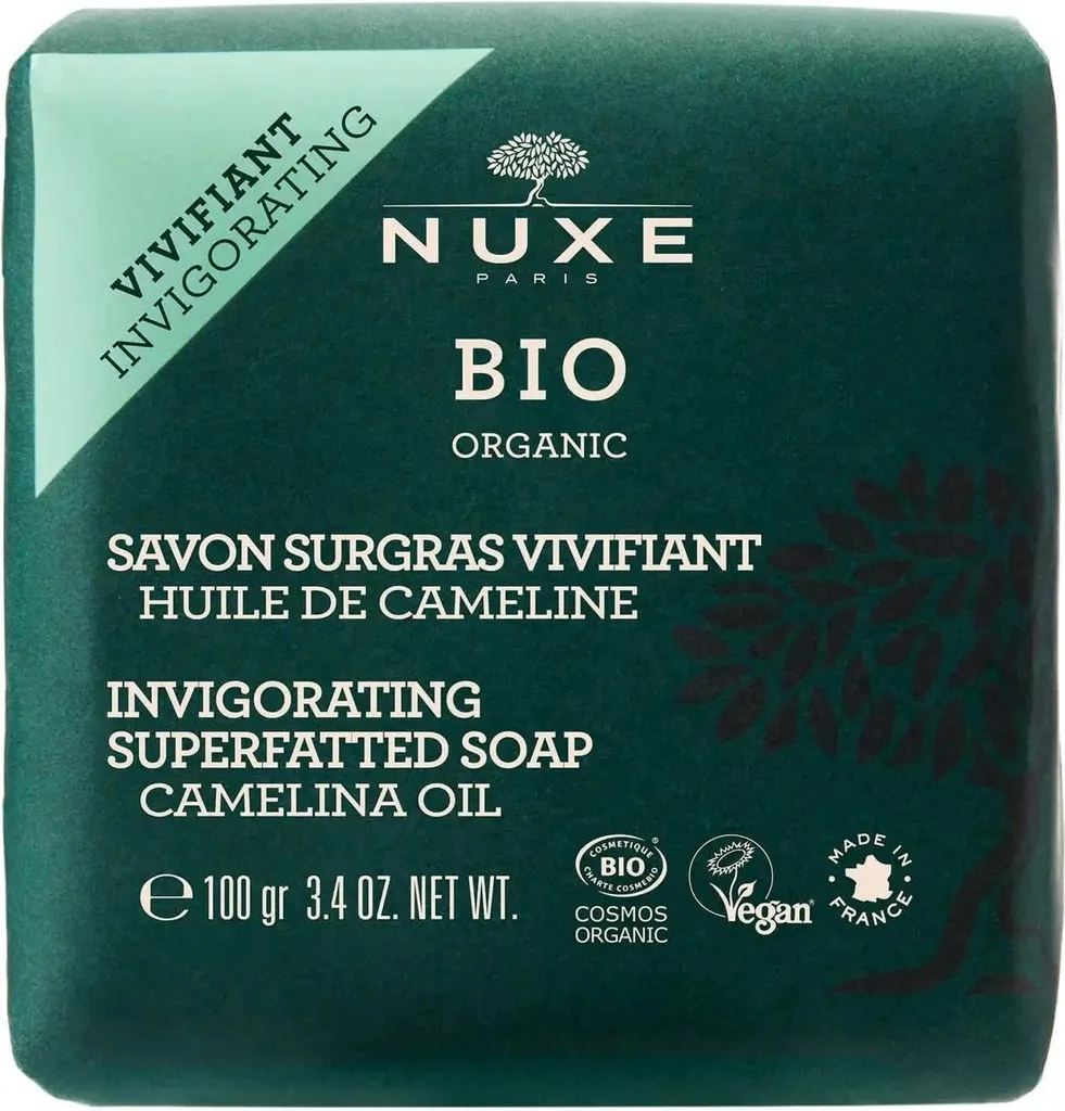 Nuxe Bio Savon surgras vivifiant 100 g : soin nettoyant bio pour le corps