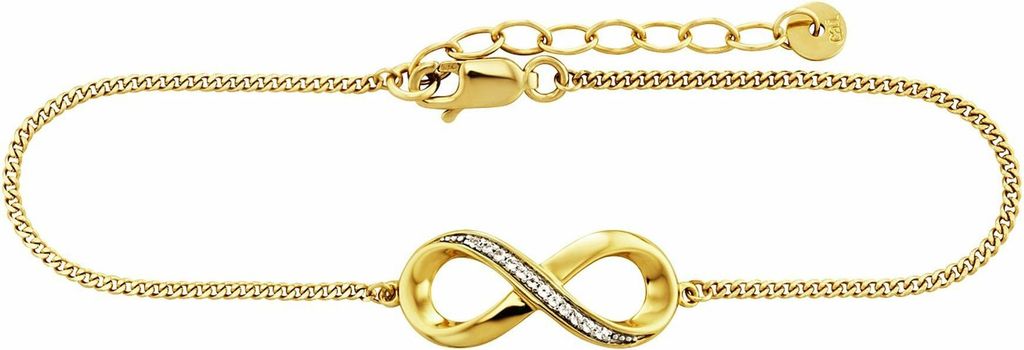 cai Armband 925/- Sterling Silber 17+3cm gelb Topas 360260175