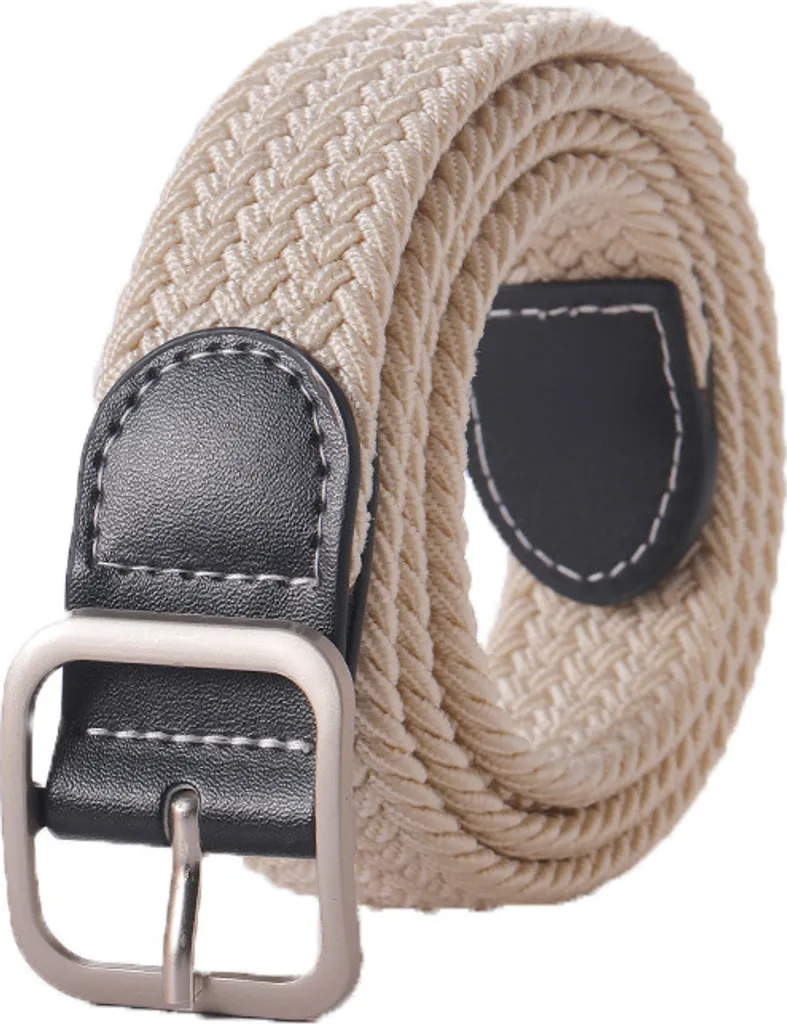 Cintura Elastica 2,5cm INF Beige | Invisibile Senza Fibbia per Look Slim