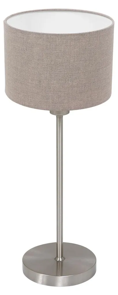 Lampe de Chevet E27 Anti-Éblouissement Mexlite Noor Gris Acier et Métal