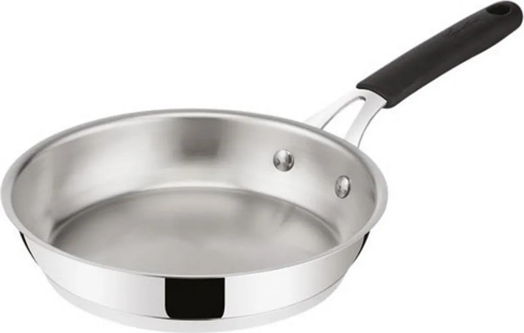 Lagostina Tempra 24cm Padella Acciaio Inox 18/10 per Induzione e Gas