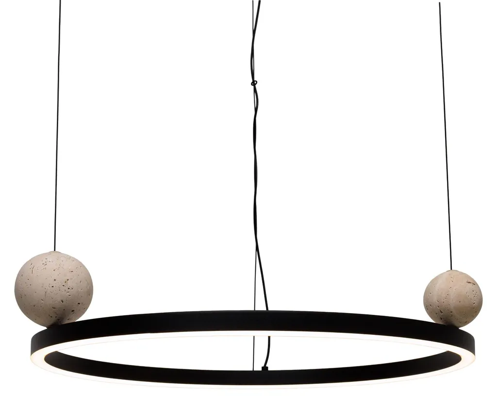Lustre Suspension LED Moderne à Boules Décoratives pour Salon 140cm