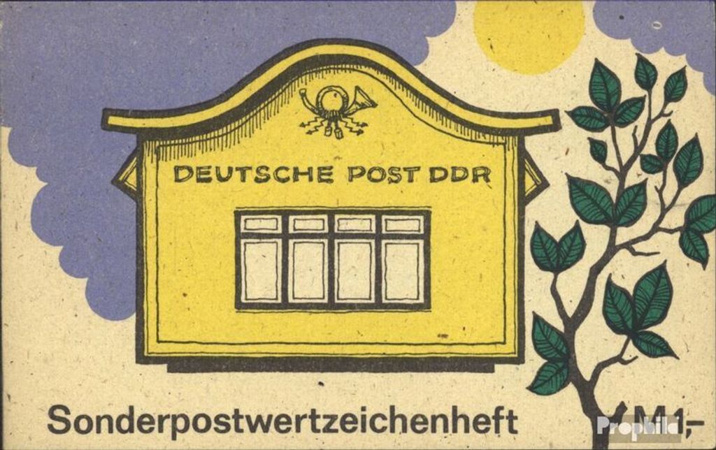 Briefmarken DDR 1988 Mi SMHD42 (kompl.Ausg.) postfrisch Briefkasten