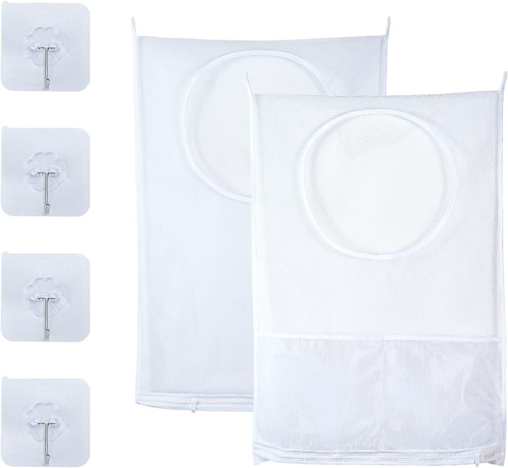 Set hängender Wäschekörbe 76 x 50,8 cm - Wandmontierter Produktbild 
