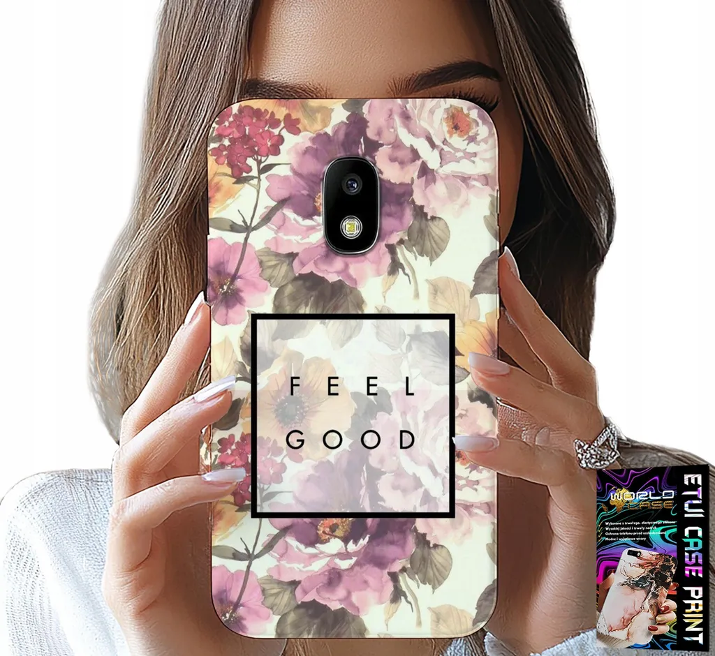 Custodia Samsung J5 2017: Look Floreale Chic e Vetro Protettivo