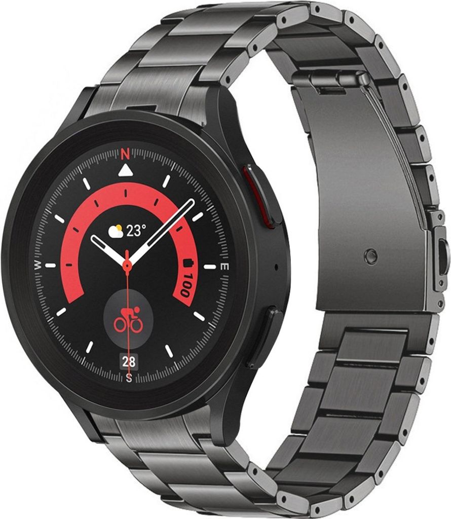 Strap-it Titanarmband - Kompatibel mit Samsung Galaxy Watch Produktbild 
