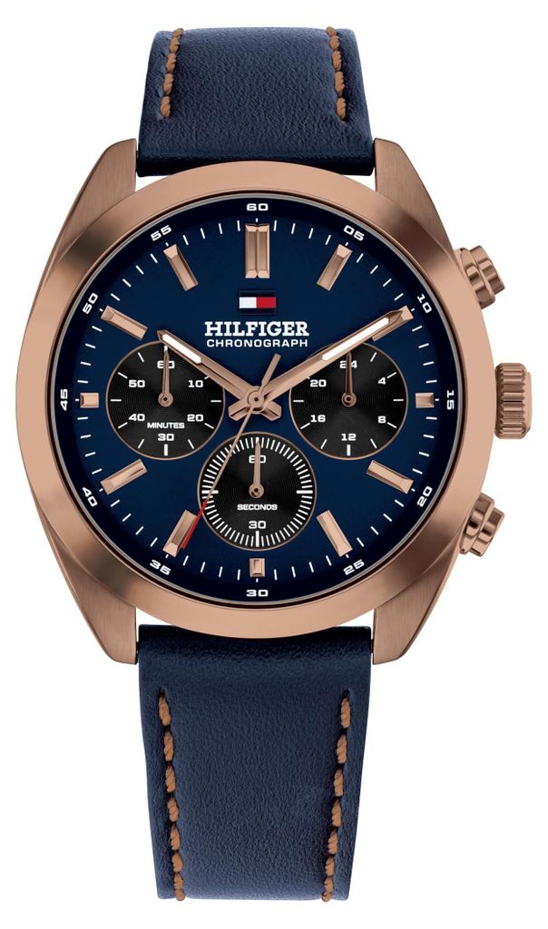 Zegarek męski TOMMY HILFIGER 1710721 niebieski klasyczny Immagine del prodotto 