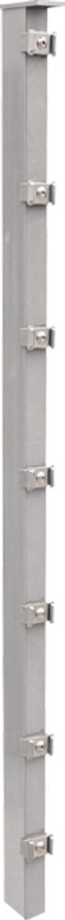 Zaunpfosten Mod. P - Ausführung: verzinkt, für Zaunhöhe: 63 cm, Länge: 110 cm, Befestigungspunkte: 4