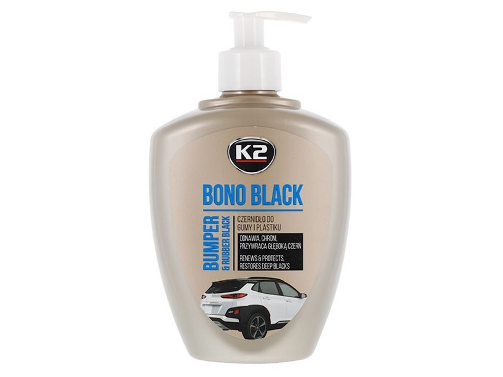 BONO BLACK noircisseur pour caoutchouc et plastique, 500 ml Image du produit 