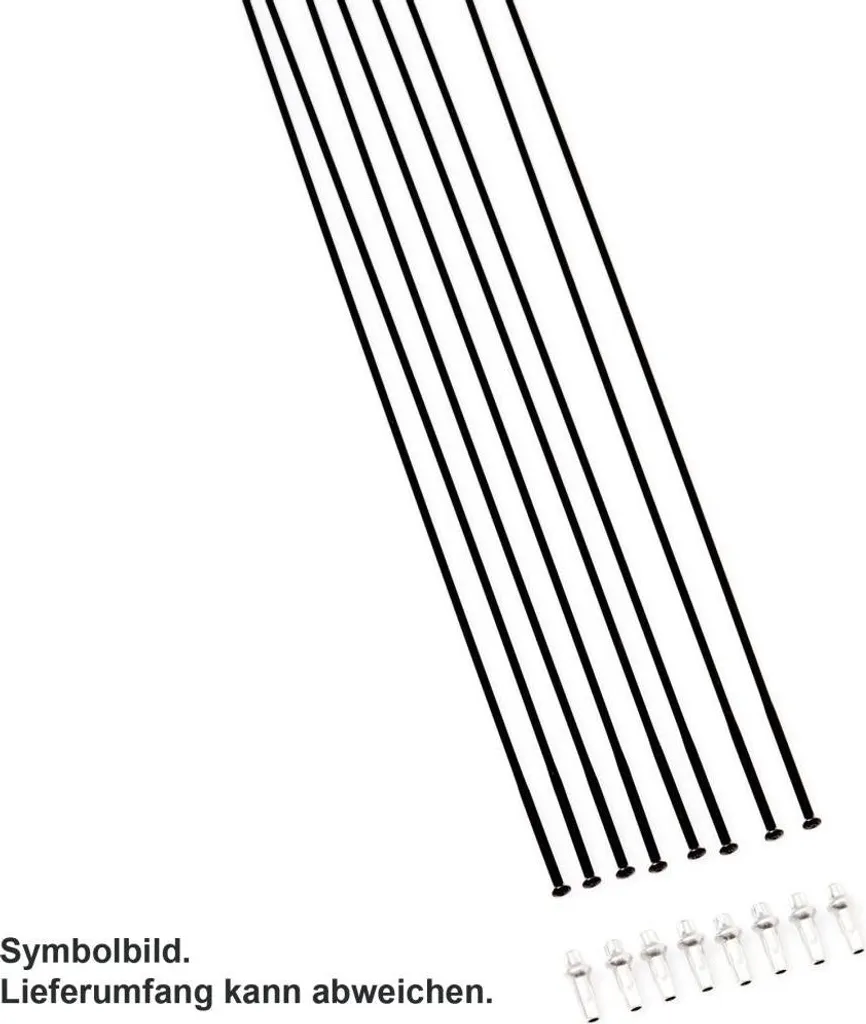 Kit rayons DT Swiss GRC 1400 DICUT 700C noirs haute résistance gravel