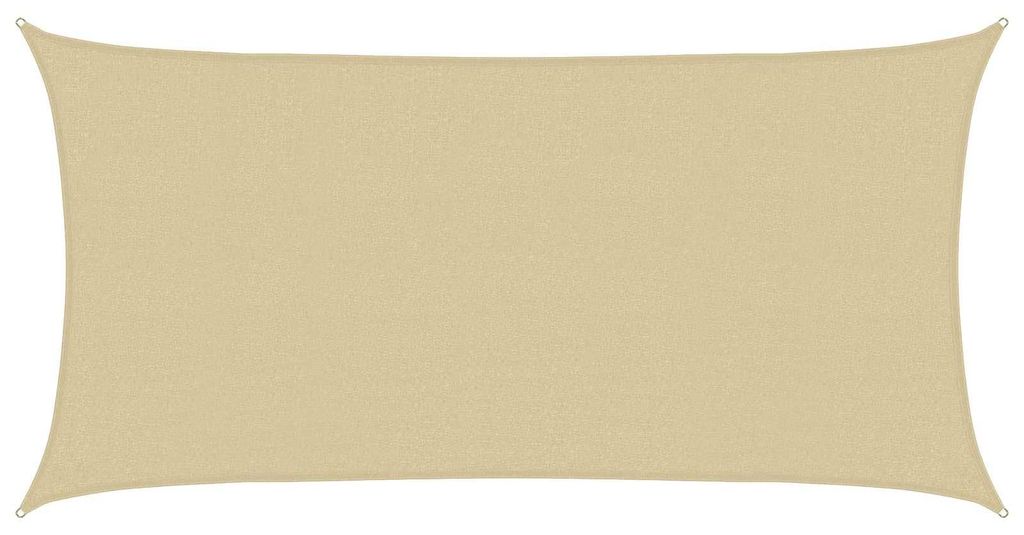 vidaXL Tente d'ombrage beige 2,5 x 6 m en HDPE Image du produit 