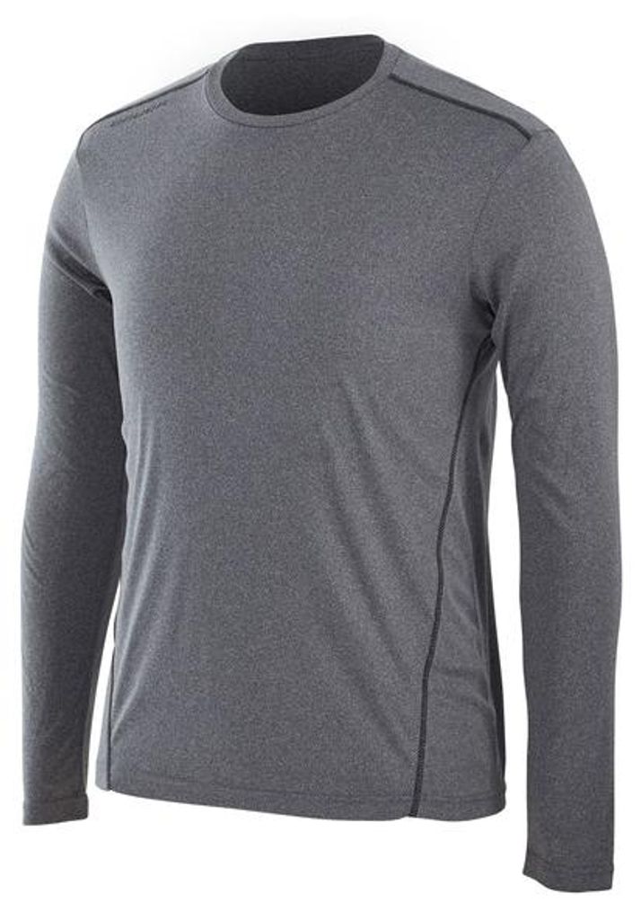 BAUER Team LS Tech Tee Vapor - grau - Sr., Größe:M