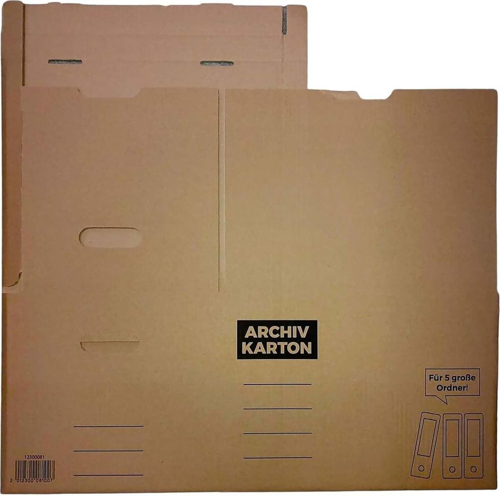 Archivkarton für 5 Aktenordner Umzugskarton Aktenkarton Produktbild 6
