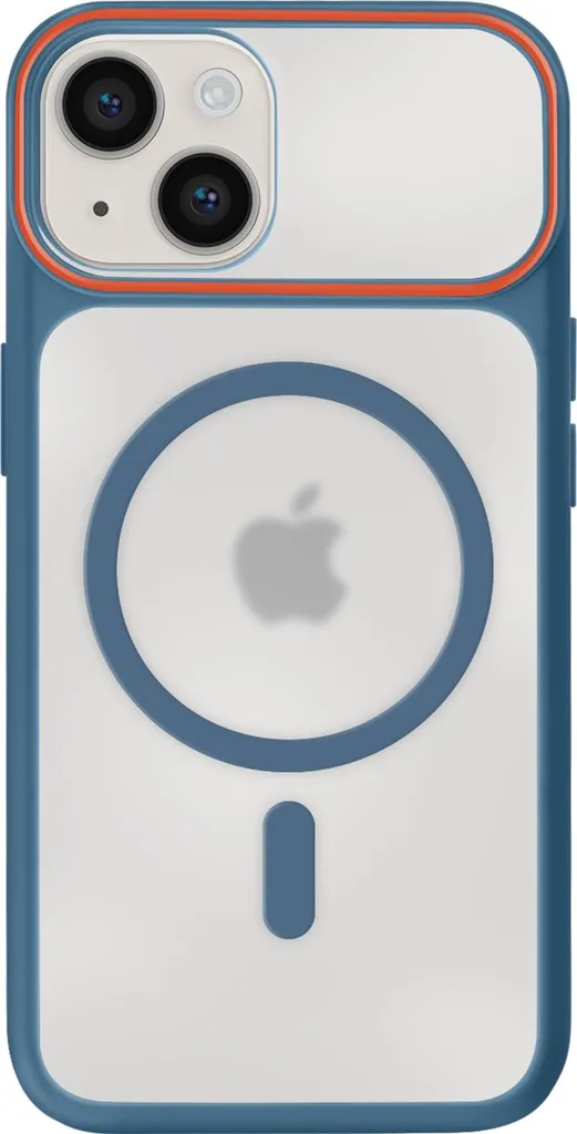 Miglior Prezzo Cover MagSafe Avizar iPhone 14/13 Blu - Silicone Fumé