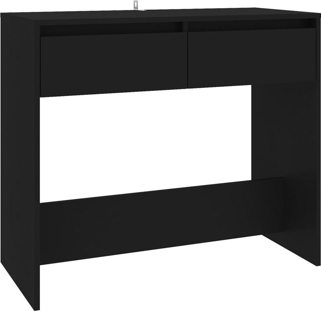 vidaXL Konsolentisch Schwarz 89x41x76,5 cm Holzwerkstoff