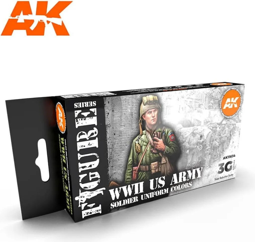 Réussir Uniformes US WWII : Set de 6 Peintures Précises sans Mélange