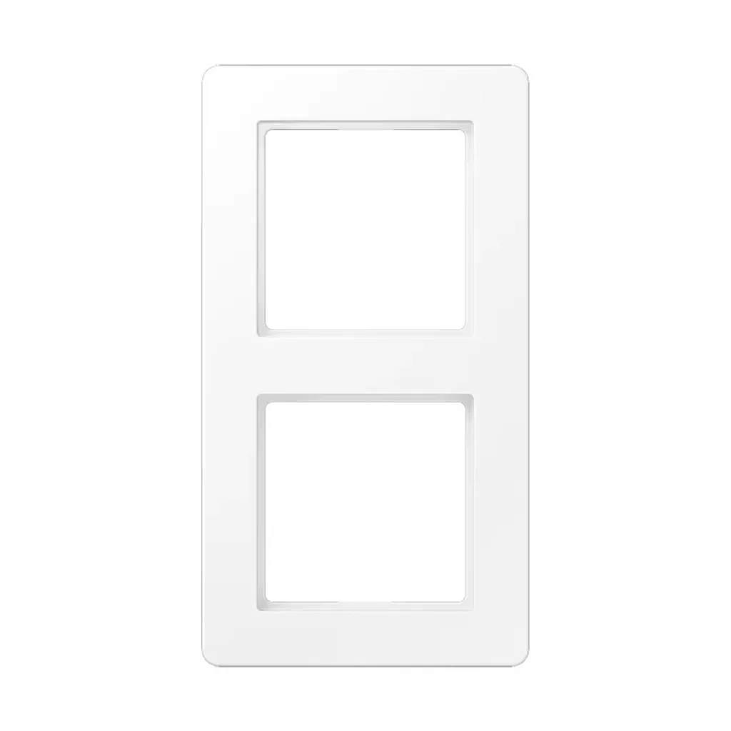 Cadre double Jung AF582BFWWM blanc mat pour supprimer les reflets muraux