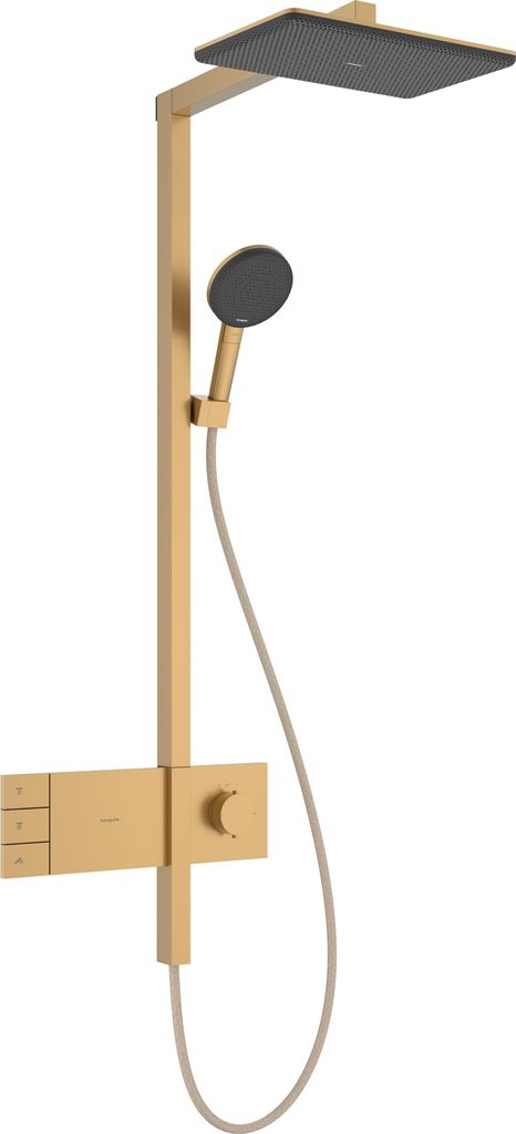 hansgrohe Raindance Alive Q Duschsystem 210/340 2-jet EcoSmart mit ShowerSelect Comfort, 24591140