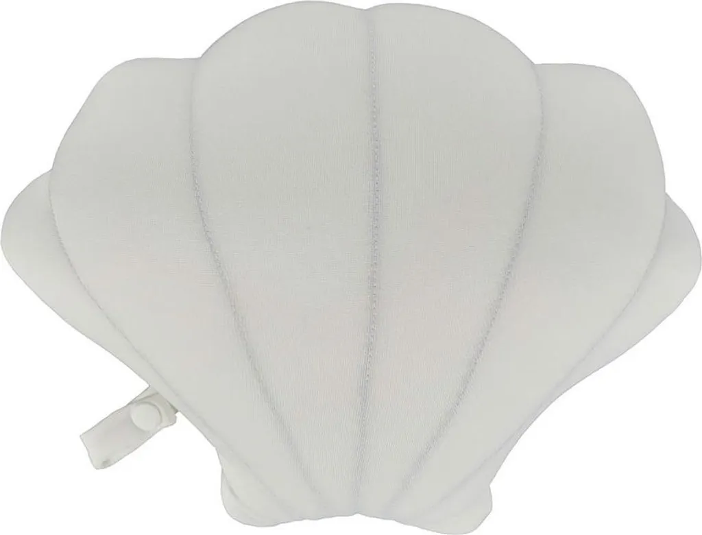 Oreiller de plage en forme de coquillage blanc : l'accessoire été indispensable