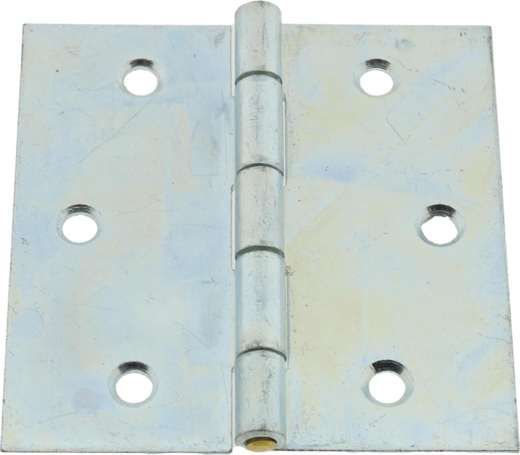 Scharnier verzinkt gerollt käntig 82,5 x 81 mm