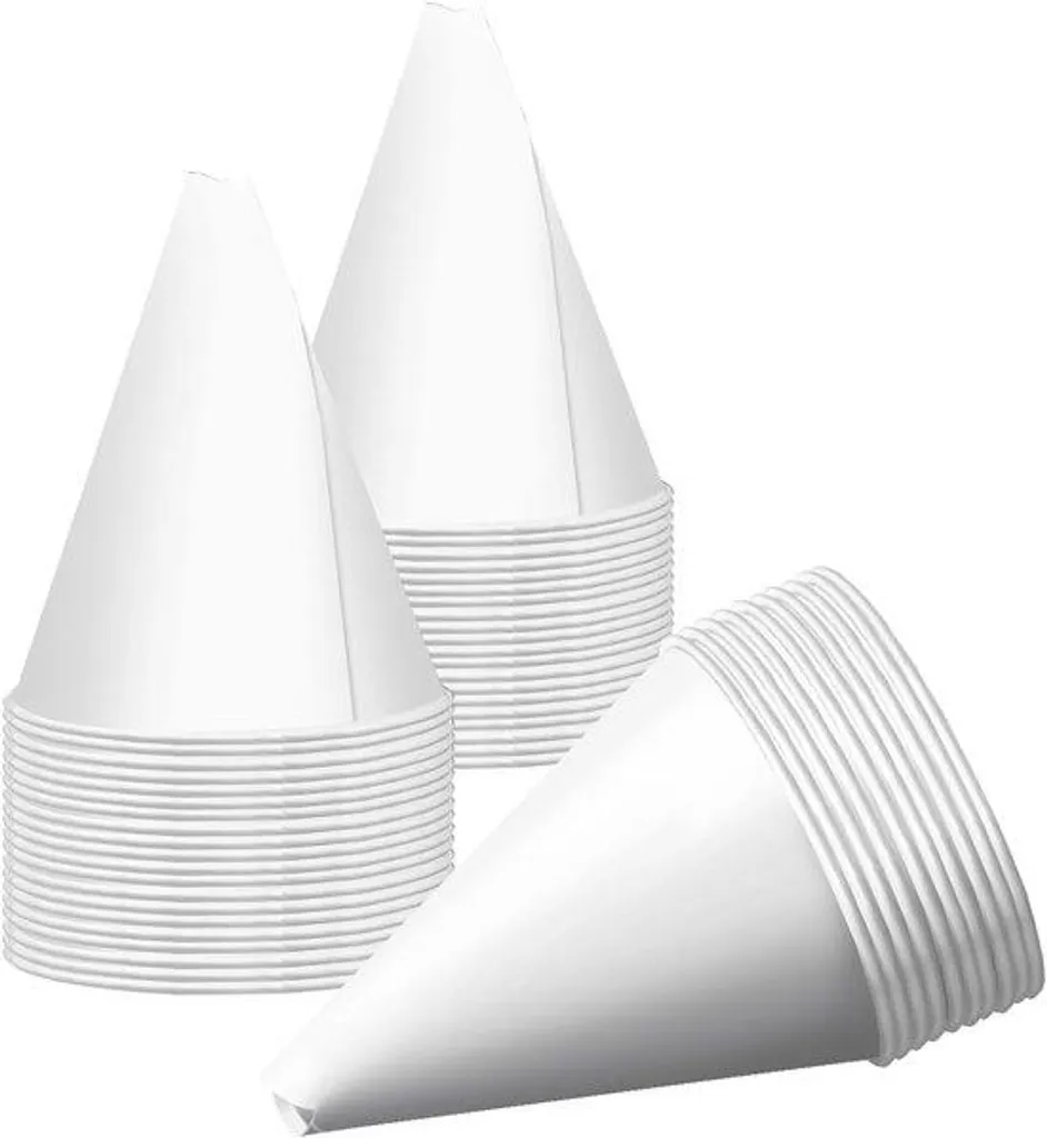Lot de 50 entonnoirs en papier jetables pour vidange huile moteur auto