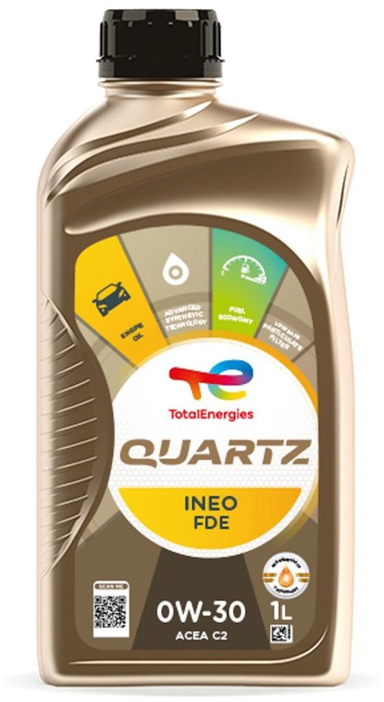 TotalEnergies Quartz INEO FDE für 0W-30 1 Liter Motoröl Produktbild 