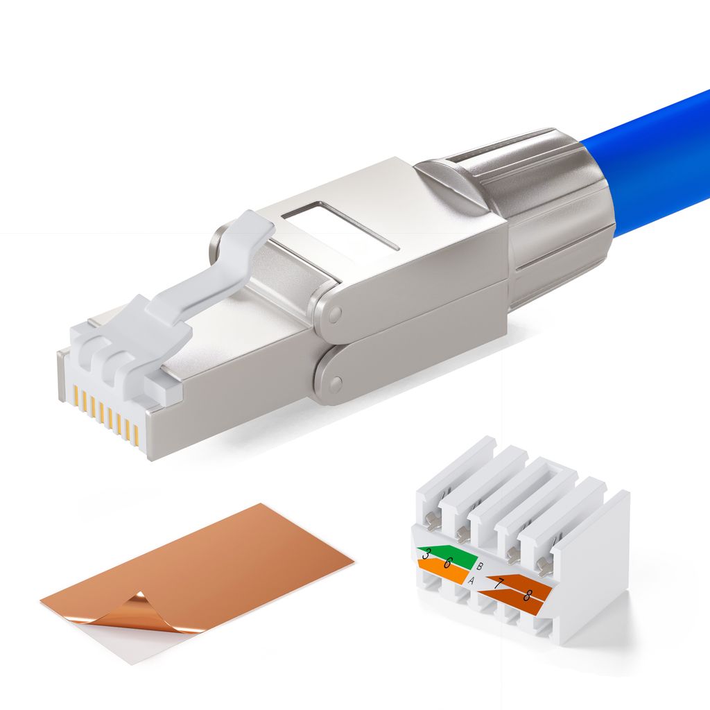 LogiLink MP0080 - CAT.8.1 feldkonfektionierbarer RJ45 Produktbild 