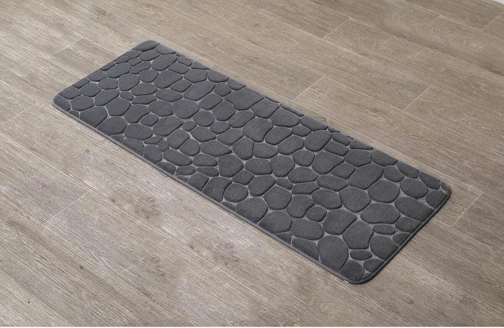 Formgedächtnismatte aus mikrofaser kiesel 45x120 cm - Produktbild 