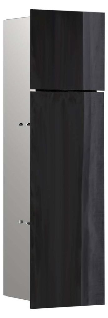 emco asis pure WC-Modul, Unterputzmontage, Türanschlag rechts, zweiteilige Glasfront, 600x170mm, 975527503